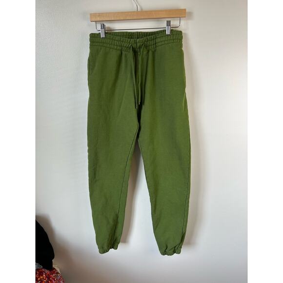 TALENTLESS Men's Green Heavyweight Sweatpants Joggers Size small - Picture 5 of 8